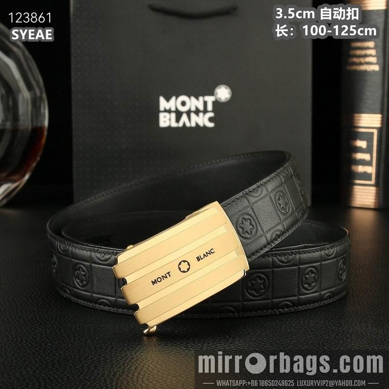 Replica Montlanc belt 35mmX100-125cm 8L49