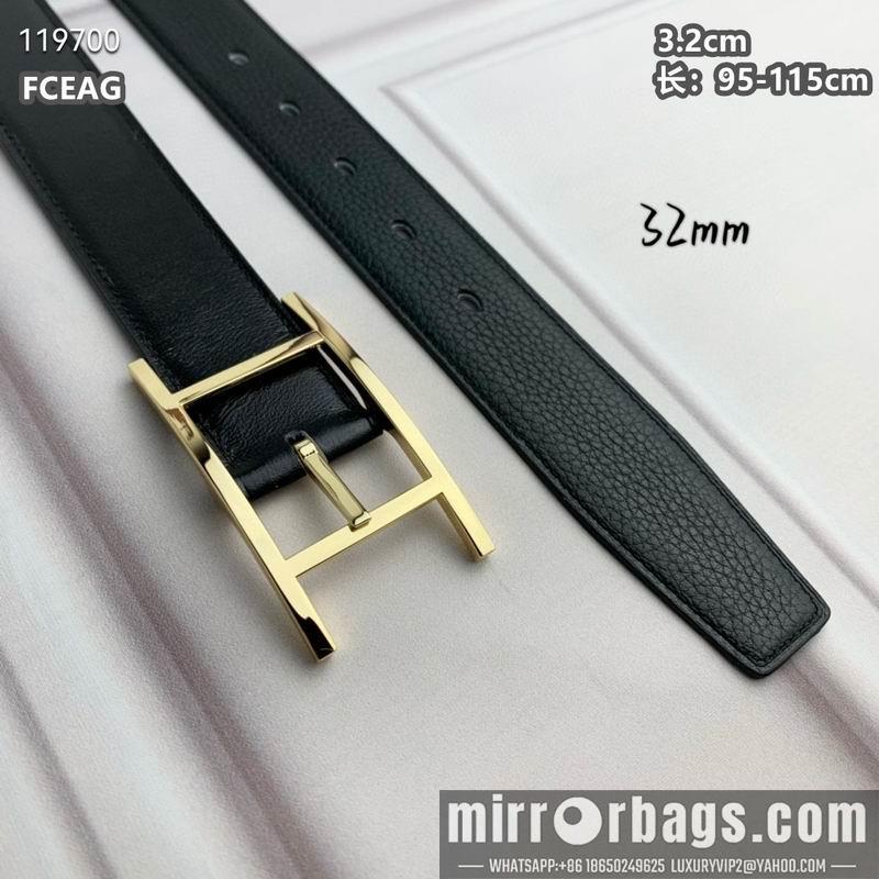 Replica Hermes belt 32mmX95-115cm 8L040802