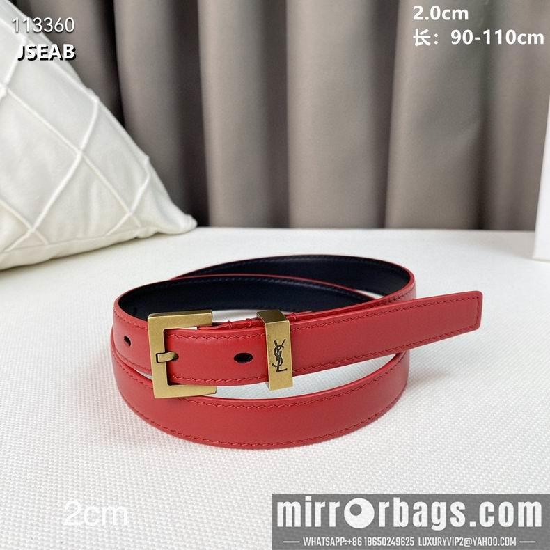 Replica YSL belt 20mmX90-115cm 8L02