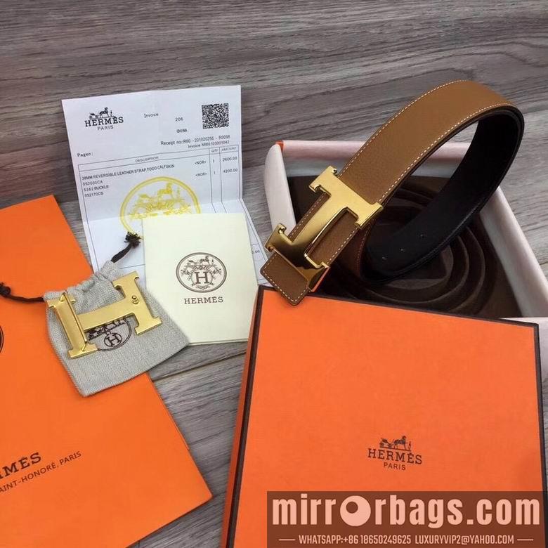 Replica Hermes Belt 38mmX100-125cm 7D14