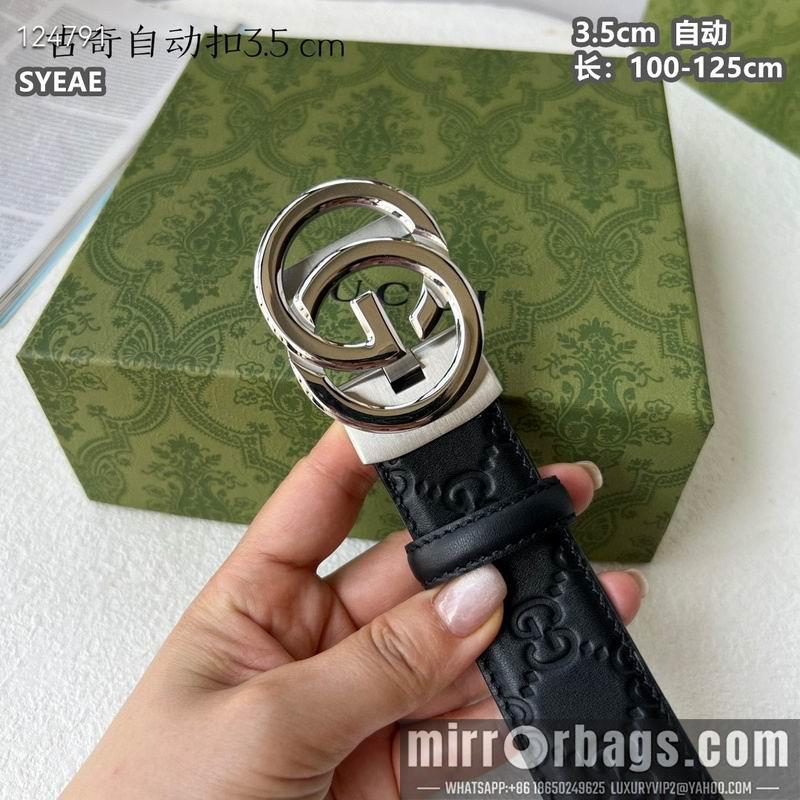 Replica Gucci belt 35mmX100-125cm 8L17
