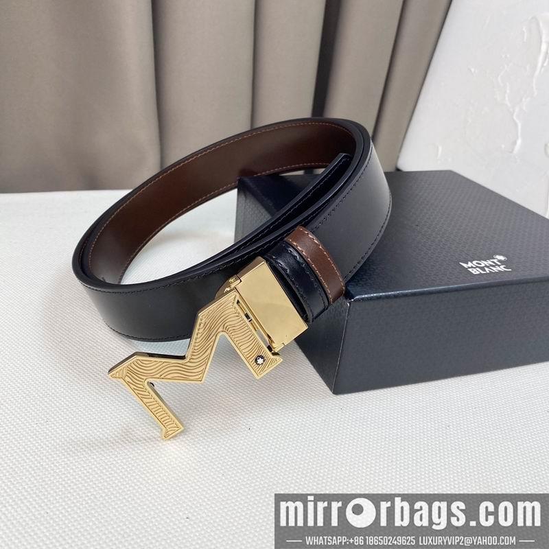 Replica Montblanc belt 35mmX95-125cm 7D06