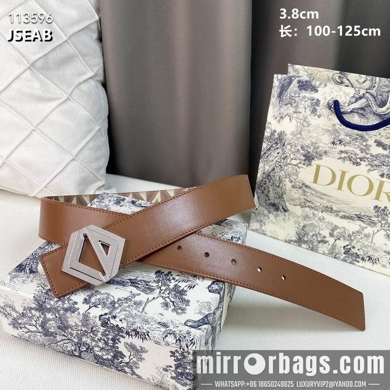 Replica Dior belt 38mmX100-125cm 8L02
