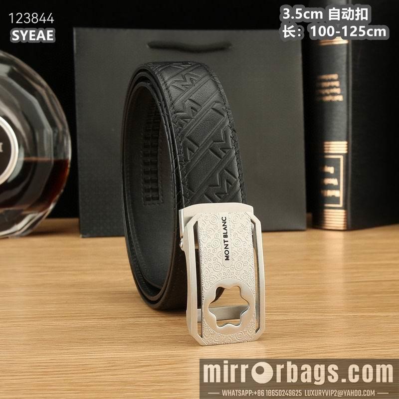 Replica Montlanc belt 35mmX100-125cm 8L57