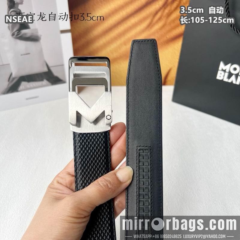 Replica Montlanc belt 35mmX100-125cm 8L72