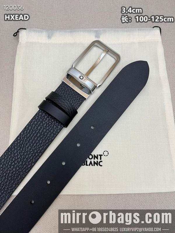Replica Montblanc belt 34mmX100-125cm 8L03