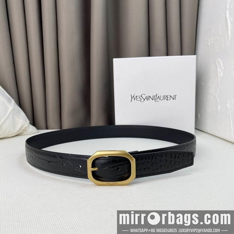 Replica YSL belt 30mmX90-115cm 7D01