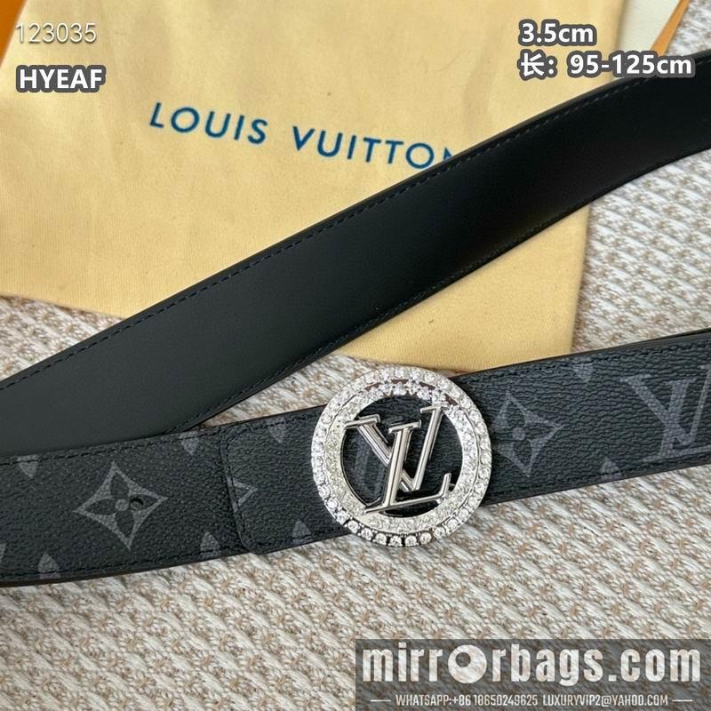 Replica LV belt 35mmX95-125cm 8L02