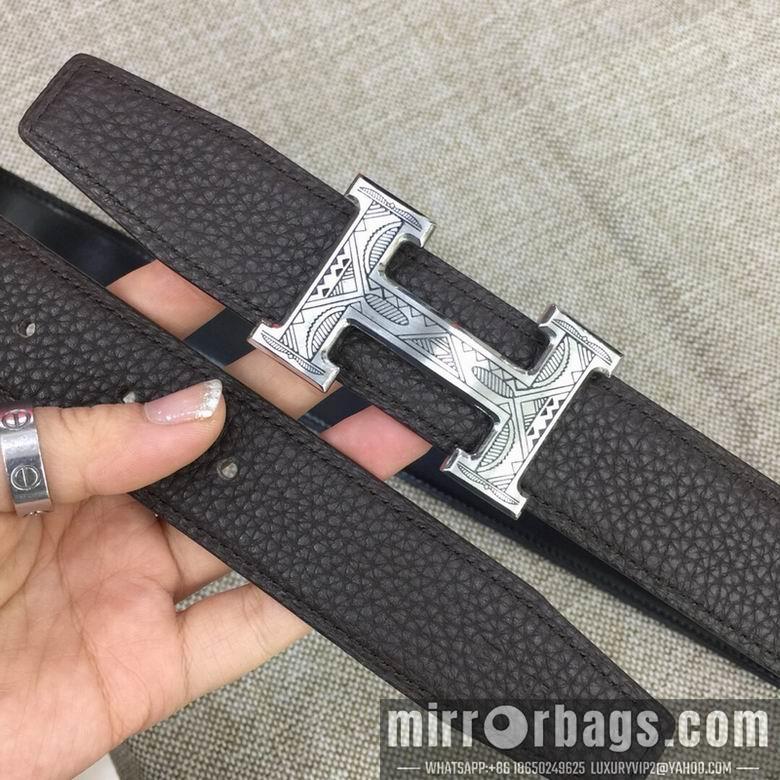 Replica Hermes Belt 32mmX95-110cm 7D09