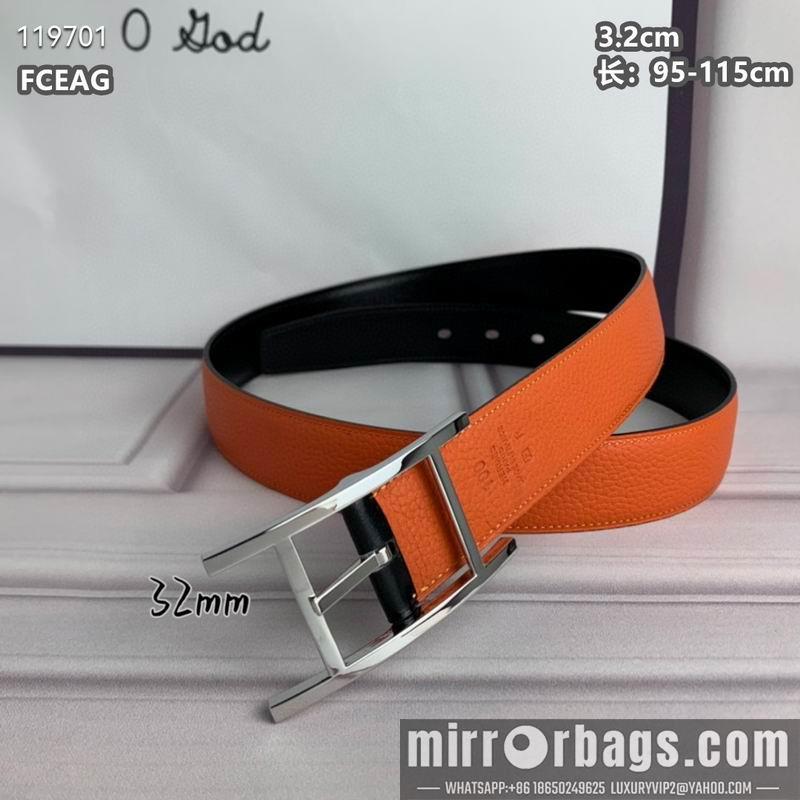 Replica Hermes belt 32mmX95-115cm 8L040802