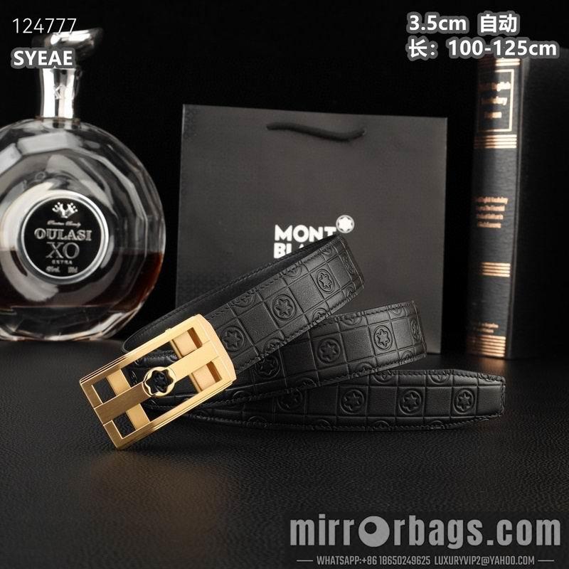 Replica Montlanc belt 35mmX100-125cm 8L37