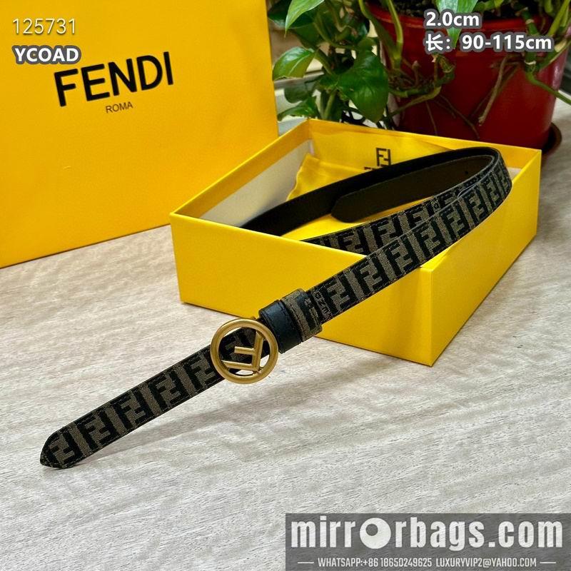 Replica Fendi belt 20mmX90-115cm 8L18