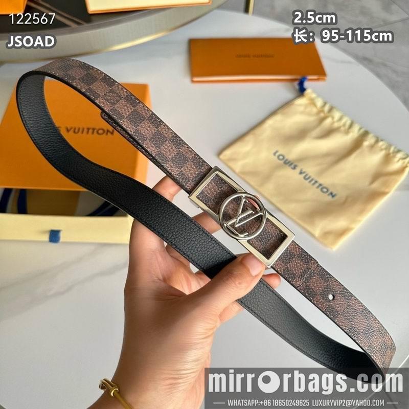 Replica LV belt 25mmX95-115cm 8L16
