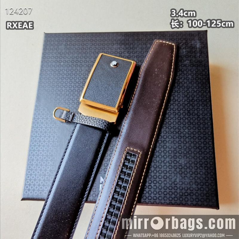 Replica Montlanc belt 34mmX100-125cm 8L10