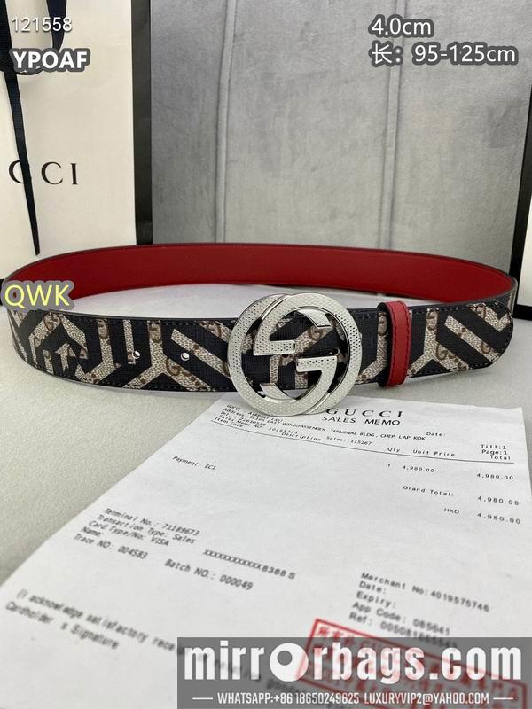 Replica Gucci belt 40mmX95-125cm 8L125