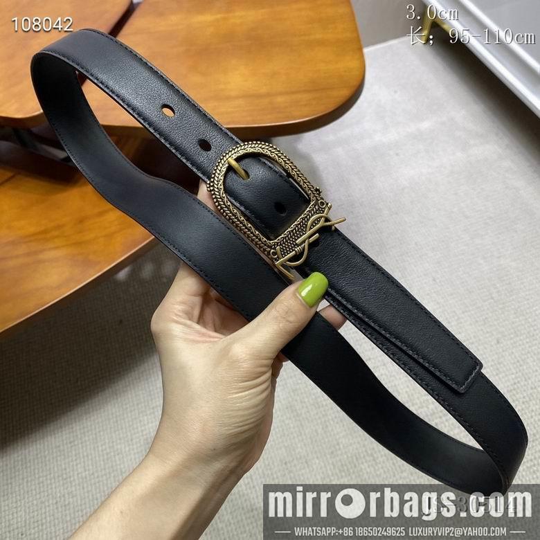 Replica YSL Belt 30mmX95-110cm 8L07