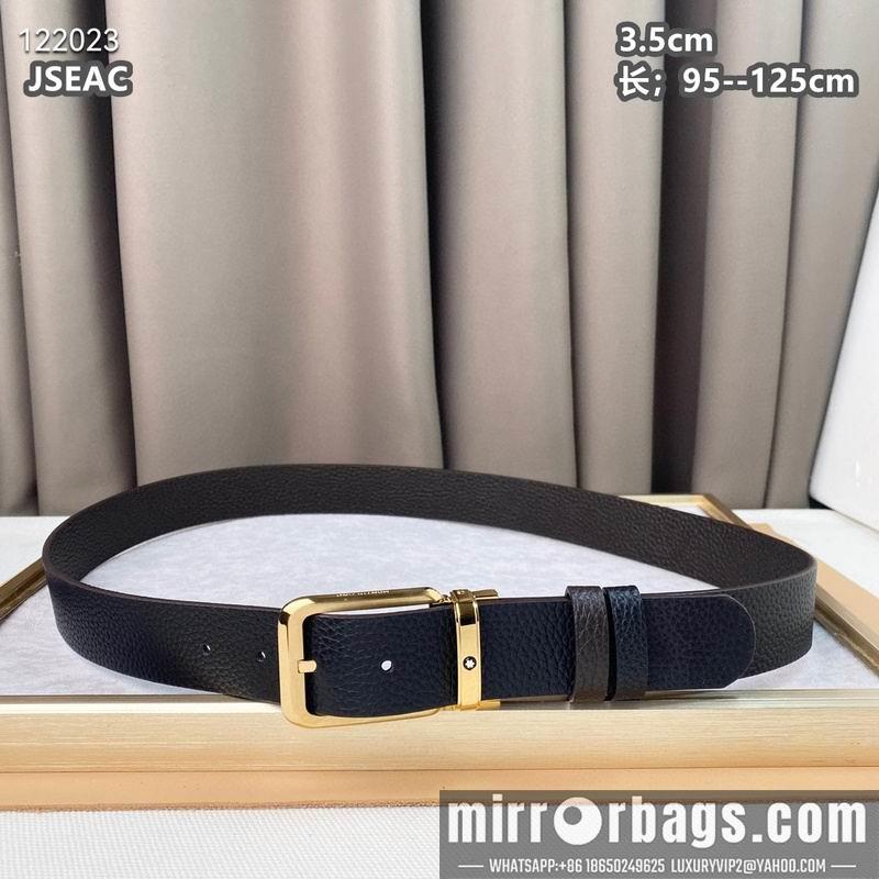 Replica Montblanc belt 35mmX95-125cm 8L06