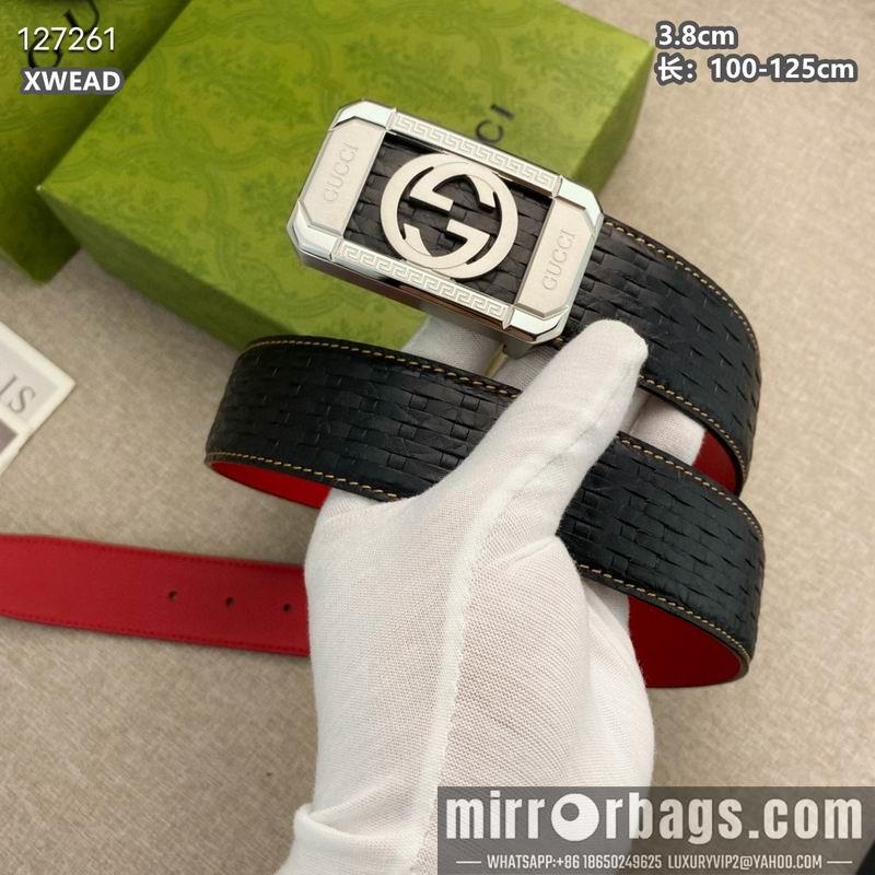 Replica Gucci belt 38mmX100-125cm 8L48