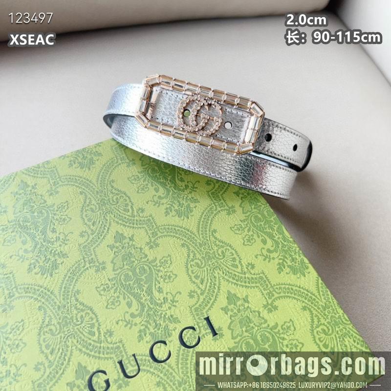 Replica Gucci belt 20mmX90-115cm 8L23