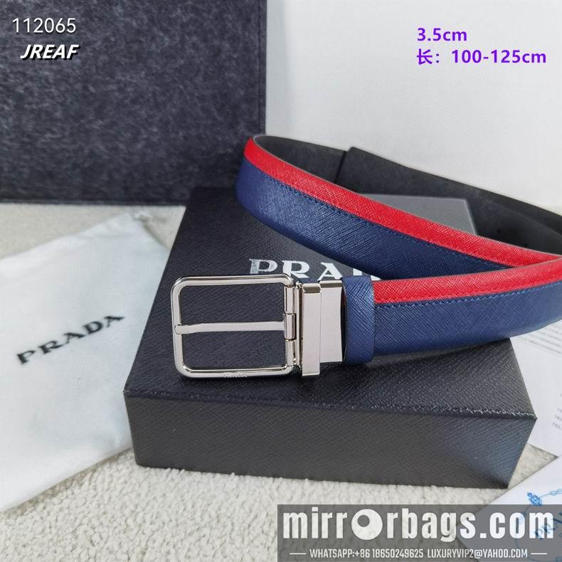 Replica Prada belt 35mmX100-125cm 8L05