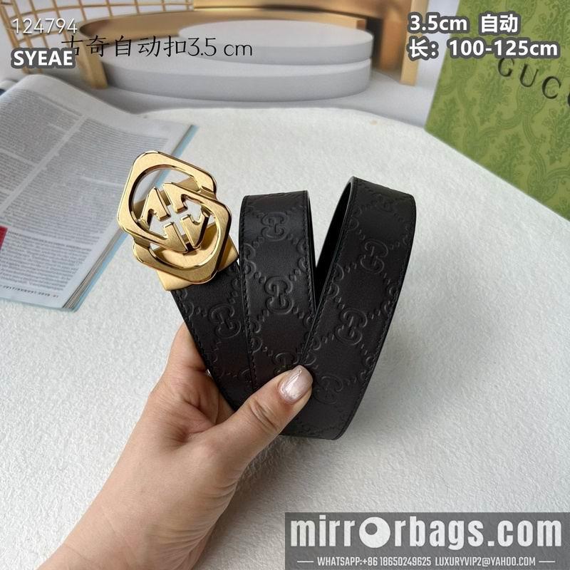 Replica Gucci belt 35mmX100-125cm 8L15