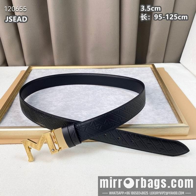 Replica Montblanc belt 35mmX95-125cm 8L072001