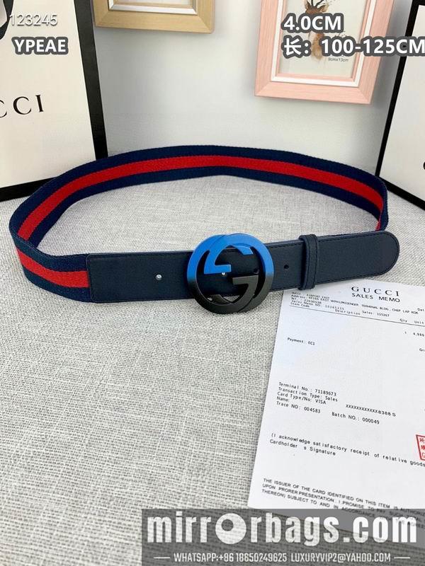 Replica Gucci belt 40mmX100-125cm 8L135