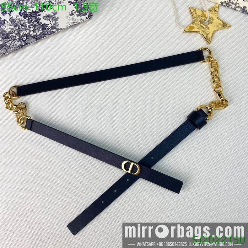 Replica Dior belt 15mmX95-110cm 7D02