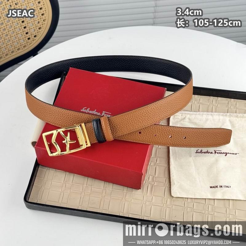 Replica Ferragamo belt 34mmX105-125cm 8L17