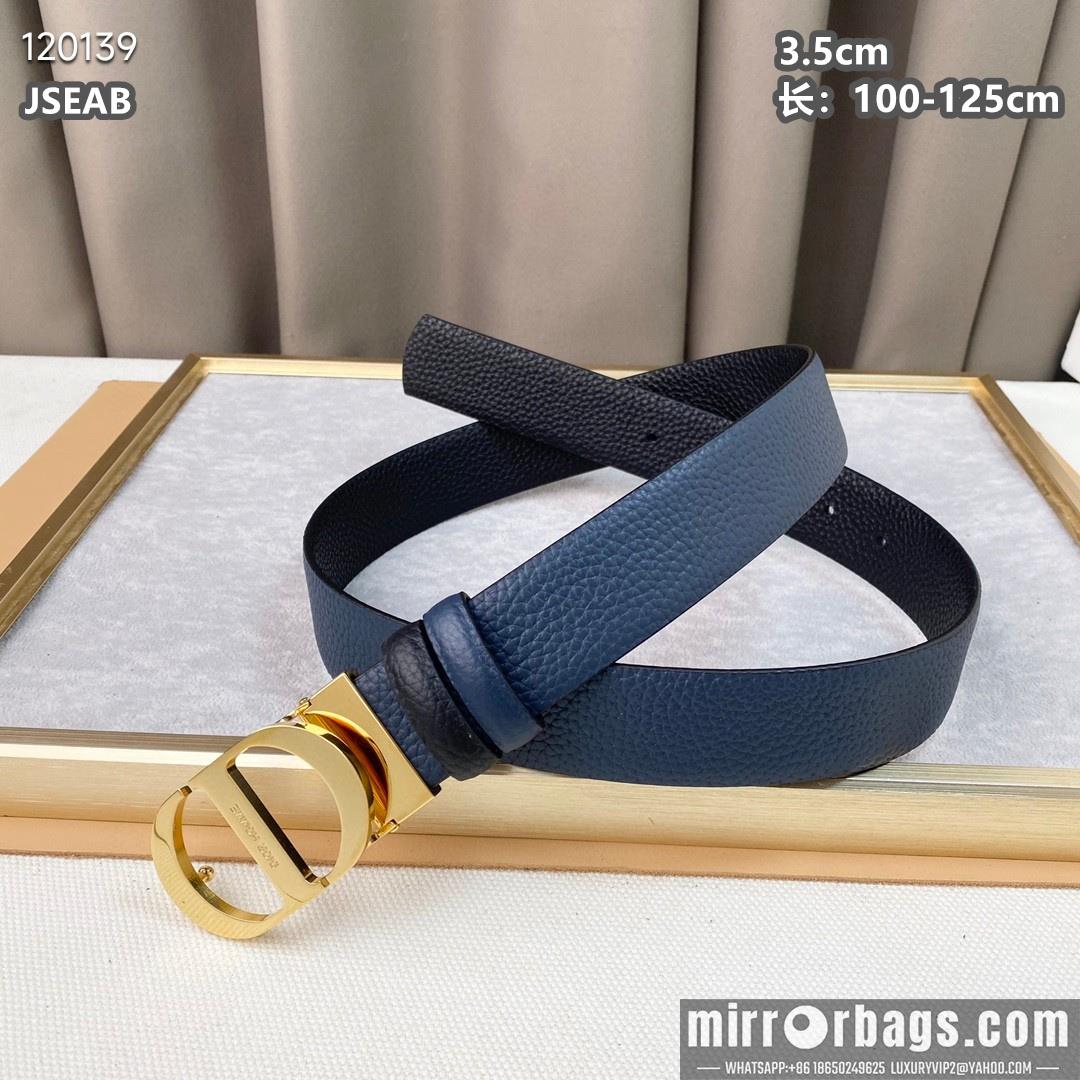 Replica Dior belt 35mmX100-125cm 8L14