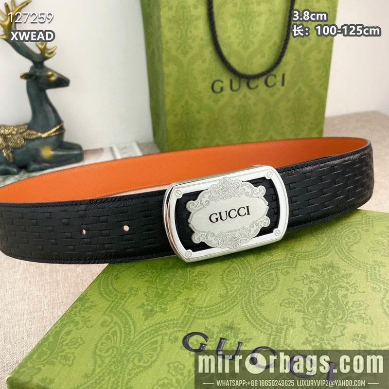 Replica Gucci belt 38mmX100-125cm 8L47