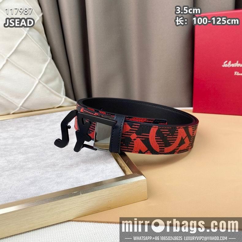 Replica Ferragamo belt 35mmX100-125cm 8L08