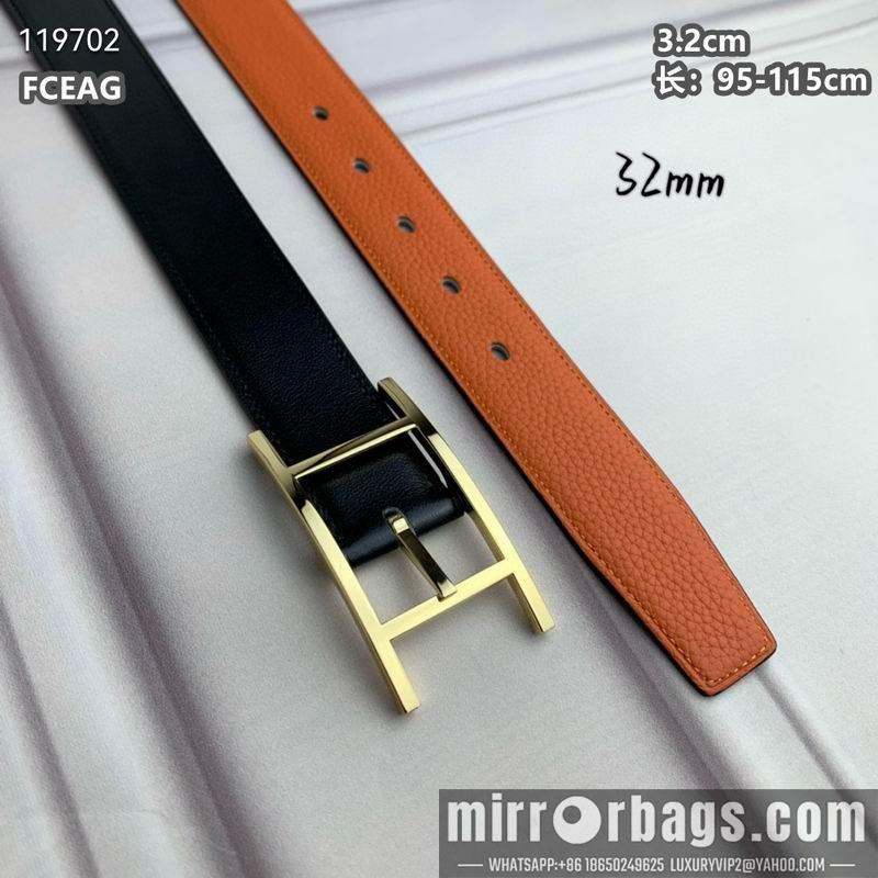 Replica Hermes belt 32mmX95-115cm 8L040802
