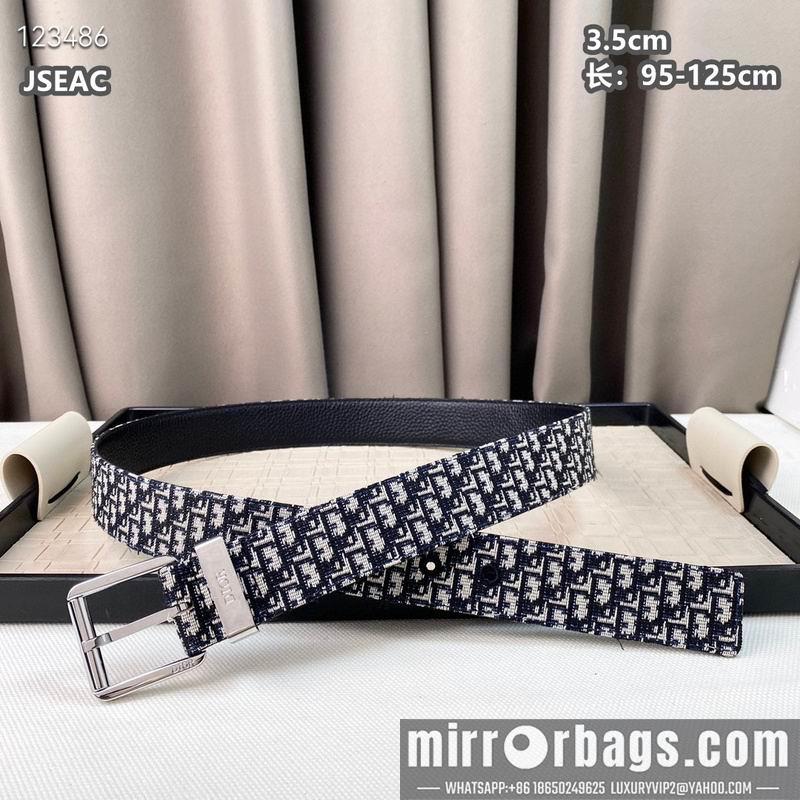 Replica Dior belt 35mmX95-125cm 8L29