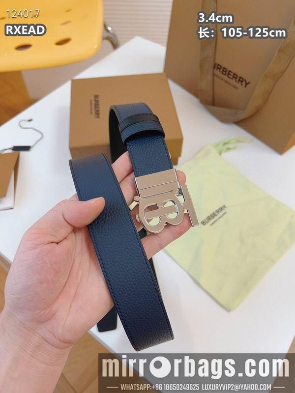 Replica Burberry belt 34mmX105-125cm 8L07
