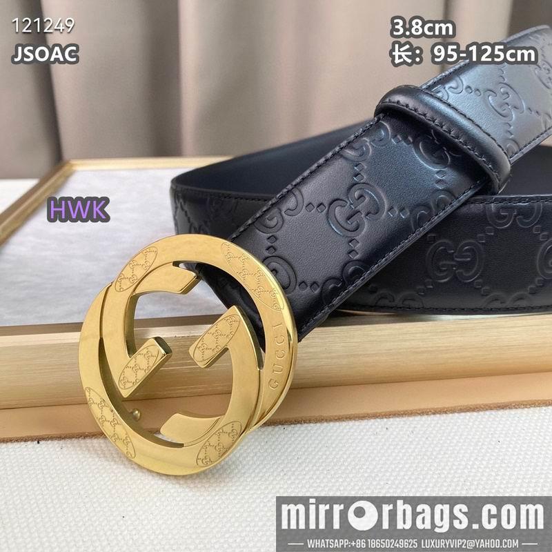 Replica Gucci belt 38mmX95-125cm 8L16