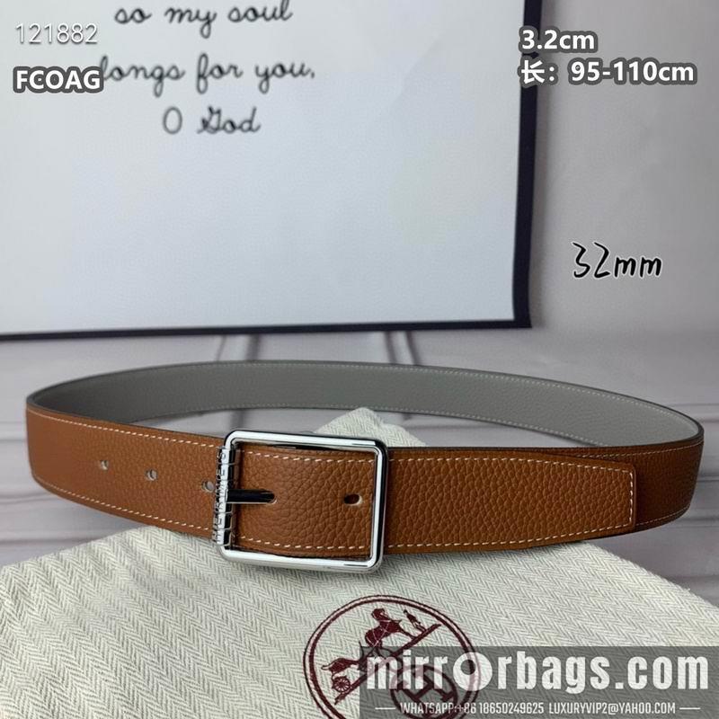 Replica Hermes belt 32mmX95-110cm 8L26