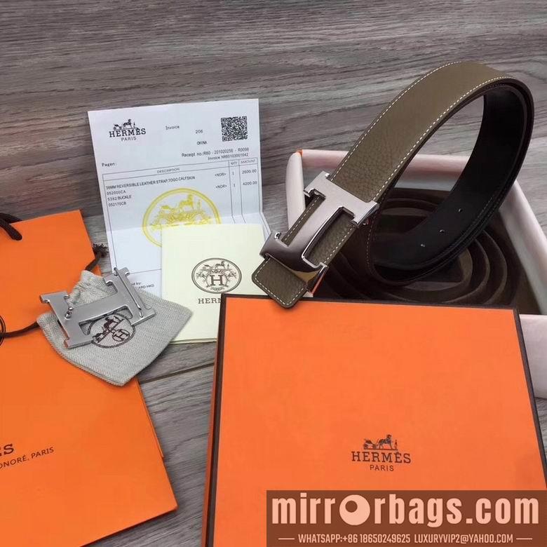 Replica Hermes Belt 38mmX100-125cm 7D14