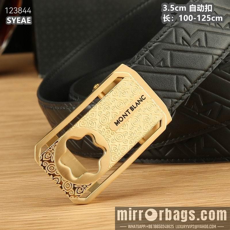 Replica Montlanc belt 35mmX100-125cm 8L57