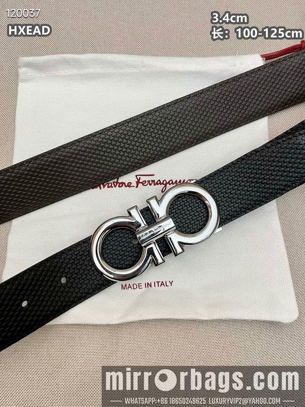 Replica Ferragamo belt 34mmX100-125cm 8L04