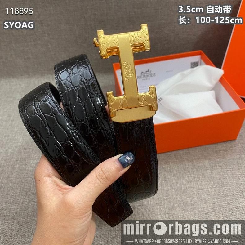 Replica Hermes belt自动带 35mmX100-125cm 8L010802