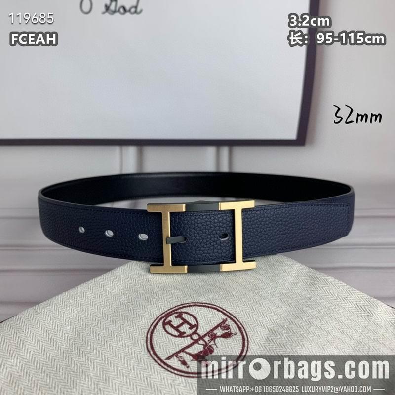 Replica Hermes belt 32mmX95-125cm 8L040803