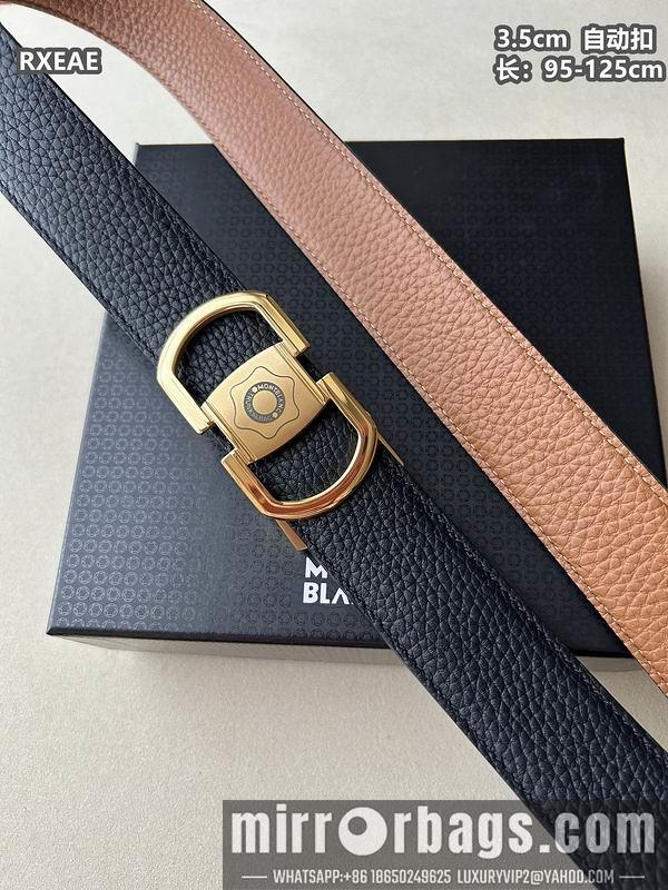 Replica Montlanc belt 35mmX100-125cm 8L73