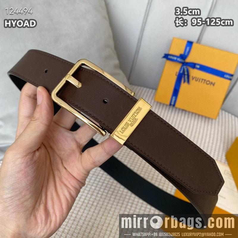 Replica LV belt 35mmX95-125cm 8L13