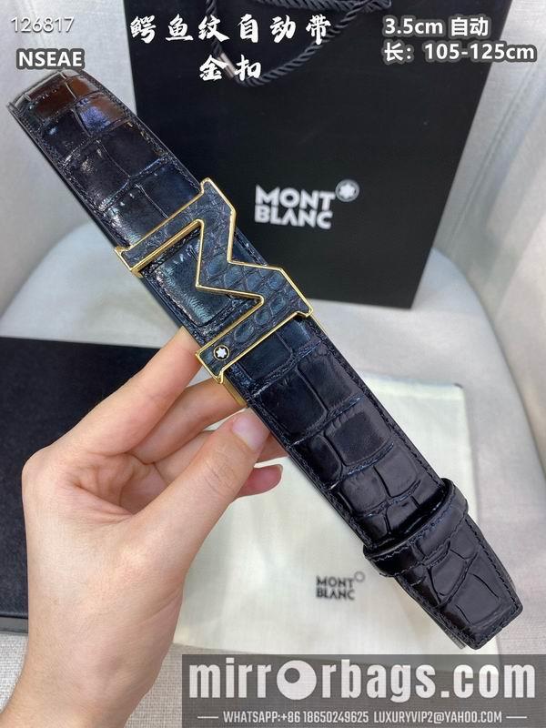 Replica Montlanc belt 35mmX105-125cm 8L62