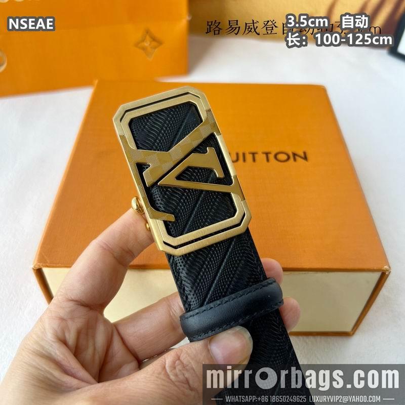 Replica LV belt 35mmX100-125cm 8L80