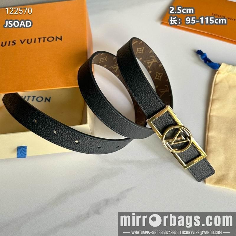 Replica LV belt 25mmX95-115cm 8L16