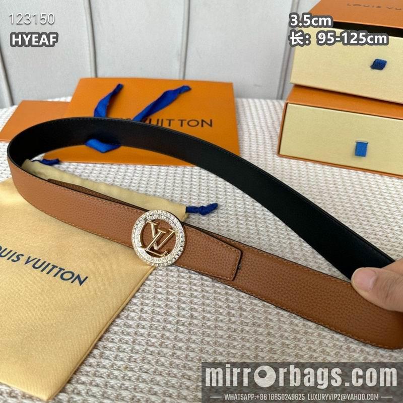 Replica LV belt 35mmX95-125cm 8L16