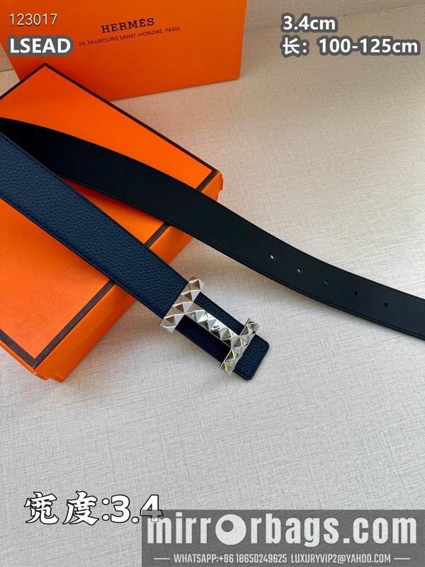 Replica Hermes belt 34mmX100-125cm 8L06