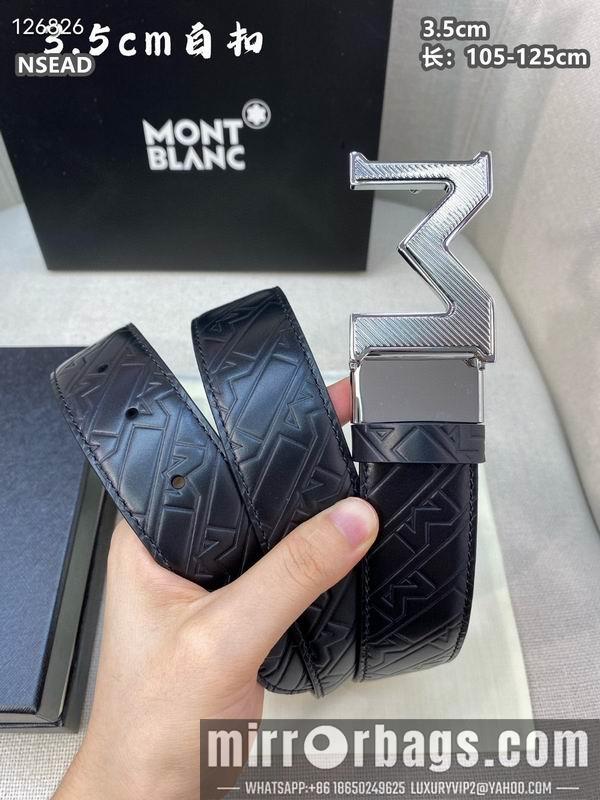 Replica Montlanc belt 35mmX105-125cm 8L60